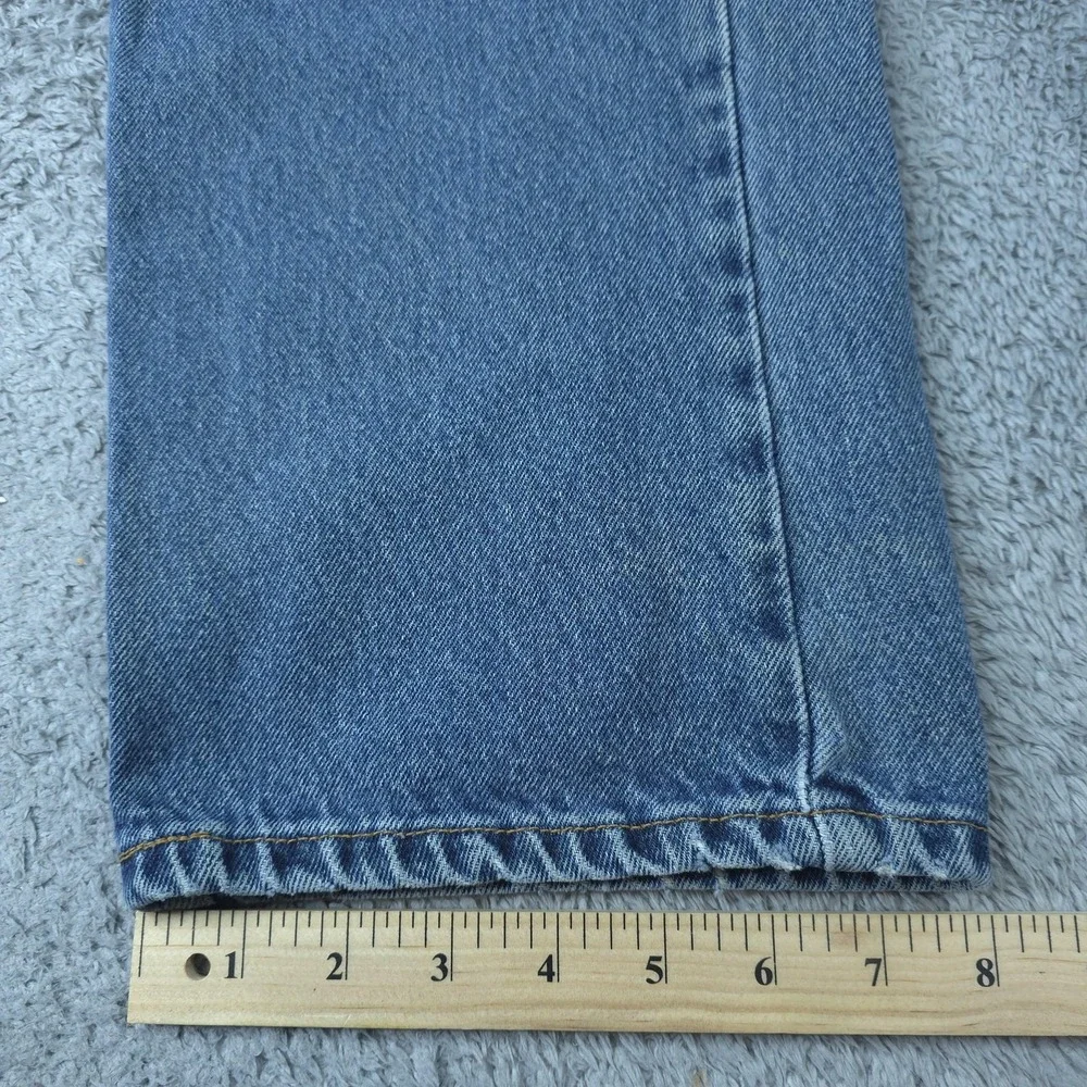Vintage Levis 505 Jeans Mens 34x30 Blue Regular Straight Leg Denim 90s Tag 36x30